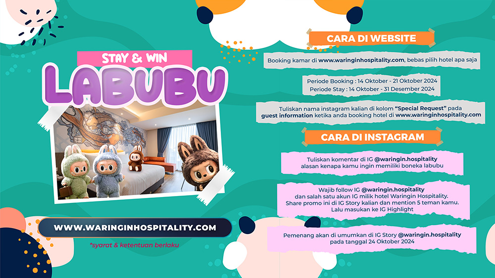 Promo Waringin Hotel Stay & Win Labubu