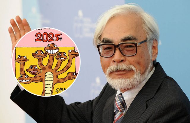 Hayao Miyazaki Sambut Tahun Ular 2025 dengan Ilustrasi Unik Yamata no Orochi