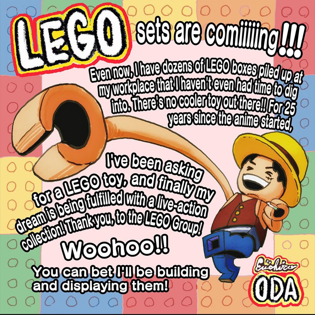 Eiichiro Oda One Piece dan LEGO