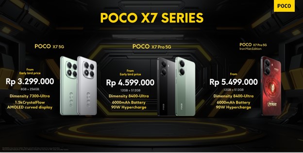 Poco X7 series - sumber foto Istimewa