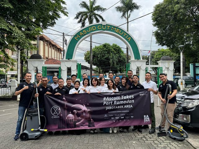 Ascott Kuningan Jakarta dan Somerset Grand Citra Jakarta mengadakan CSR Ramadan di Masjid Cut Meutia - sumber foto Istimewa