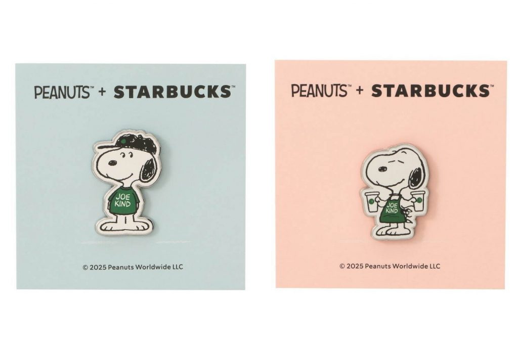 Badge Starbucks Peanuts 2025