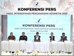 BPOM Klarifikasi Isu Penutupan Pabrik Skincare PT. Ratansha Purnama Abadi Konferensi pers BPOM mengenai Pabrik Skincare PT. Ratansha Purnama Abadi - sumber foto Istimewa