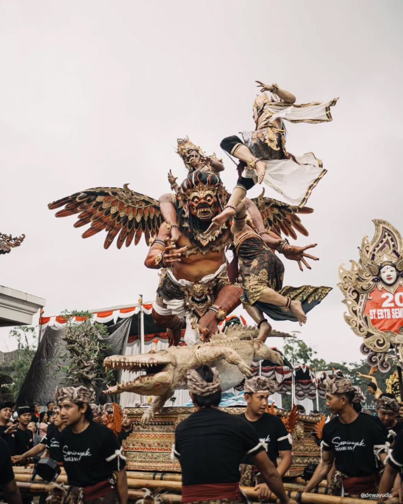 ogoh-ogoh Bhandana Bhuhkala Festival 2025 - sumber foto Instagram @dewayudis