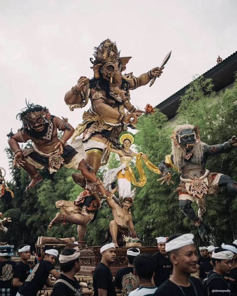 ogoh-ogoh Bhandana Bhuhkala Festival 2025 - sumber foto Instagram @dewayudis