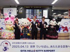 Oita Hello Kitty Airport, Bandara Imut di Jepang yang Wajib Masuk Itinerary 2024! Oita Hello Kitty Airport - sumber foto Sanrio Entertainment Co., Ltd