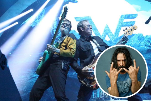Keanu Reeves vs. Weezer di dalam film terbaru mereka - sumber foto Istimewa