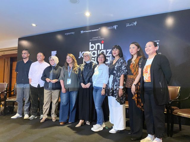 Konferensi Pers Jakarta International BNI Java Jazz Festival 2025 di Hotel Borobudur, Jakarta pada Rabu (28/5). Dok. Misiati
