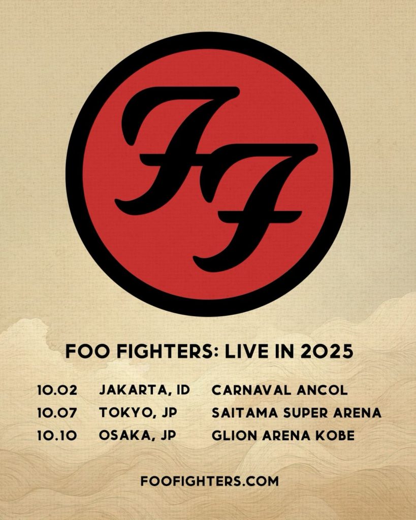 Foo Fighters konser di Jakarta 2025 - sumber foto Instagram foofighters