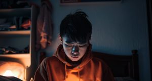 Lelah Doomscrolling? Yuk, Coba Jalan Kaki! Ini Alasannya Amygdala di Otakmu Bakal Berterima Kasih ilustrasi Doomscrolling mempengaruhi amigdala - sumber foto FREEPIK