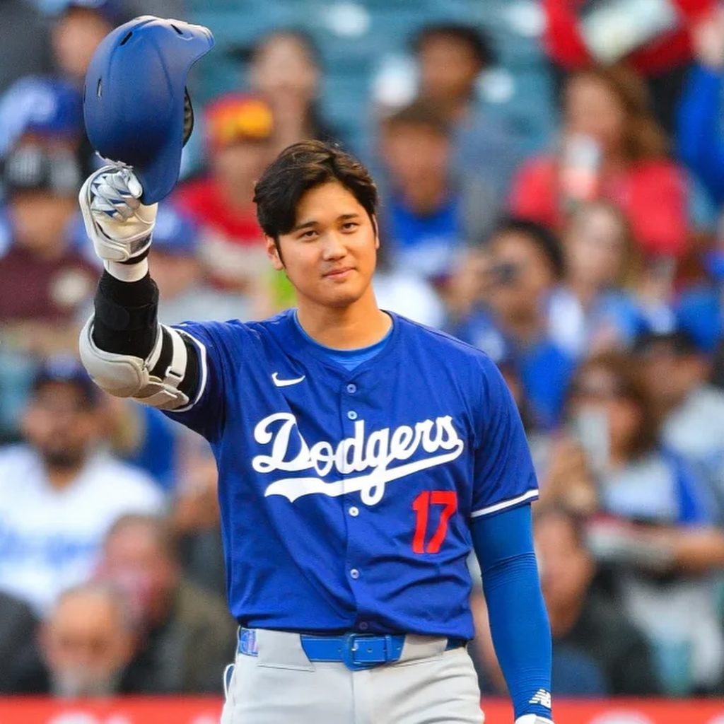 Shohei Ohtani post One Piece Dodgers figure - sumber foto Instagram @darkpops