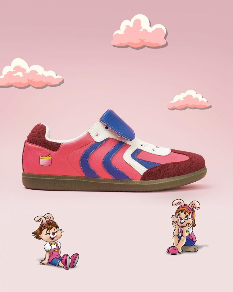 Sepatu Coreng kolaborasi fashion Indonesia Glory x Majalah Bobo - sumber foto Instagram majalah_bobo