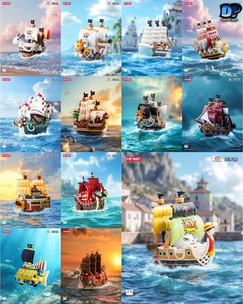 POP MART One Piece Grand Line Series Vehicles - sumber foto Pop Mart