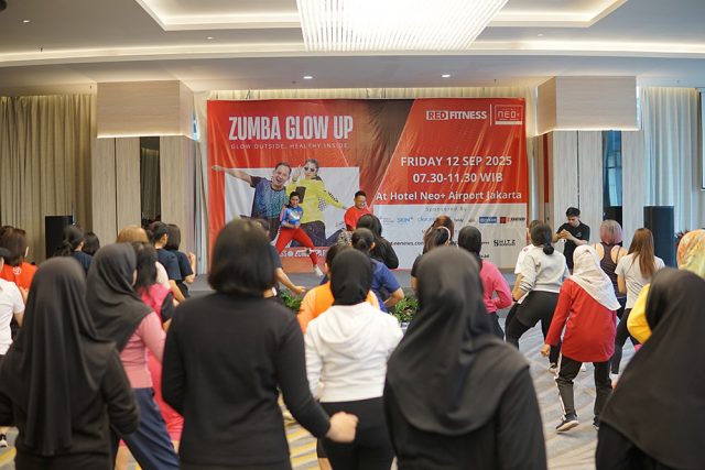 Zumba Glow Up Jakarta Hotel Neo+ Airport Jakarta - sumber foto Istimewa
