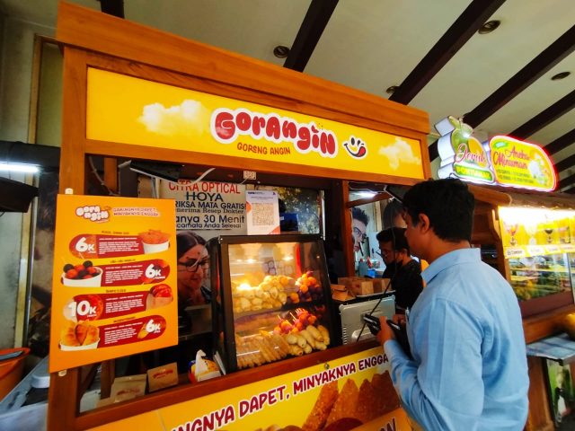 outlet Gorangin camilan tanpa minyak - sumber foto Istimewa outlet Gorangin camilan tanpa minyak - sumber foto Istimewa