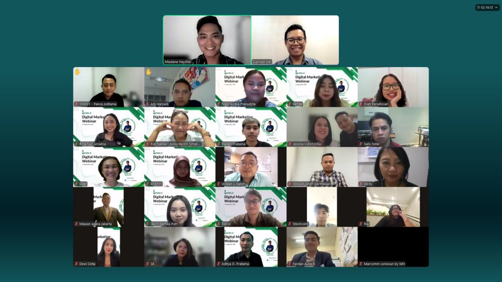 webinar optimasi ttraffic website oleh Supriadi - sumber foto Istimewa