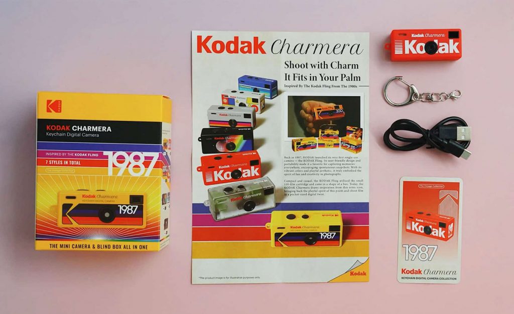 kamera mini gantungan tas Kodak Charmera - sumber foto Kodak