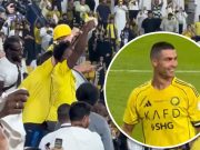 Momen Ikonik di Lapangan! Cristiano Ronaldo Ajarin IShowSpeed Main Drum untuk Selebrasi Kemenangan! Cristiano Ronaldo ajari IShowSpeed main drum - sumber foto Instagram 433