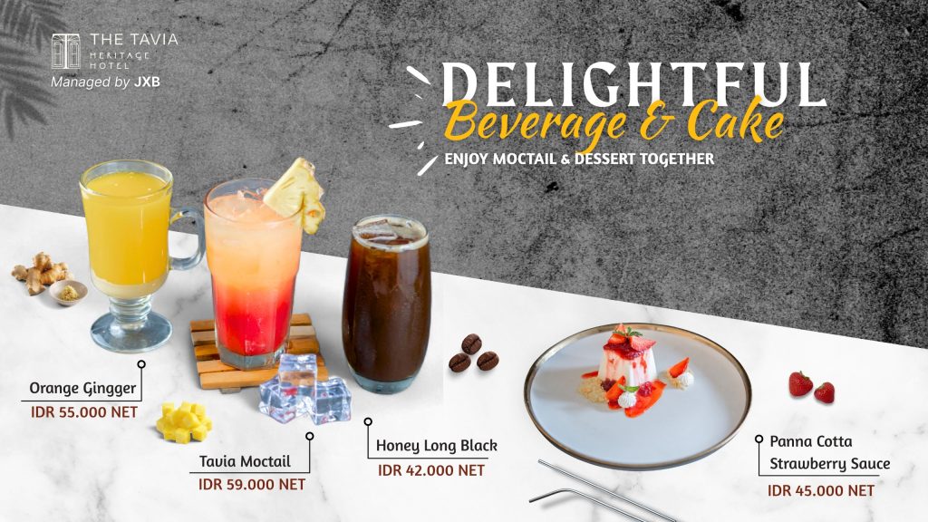 promo minuman segar khas The Tavia Heritage - sumber foto Tavia
