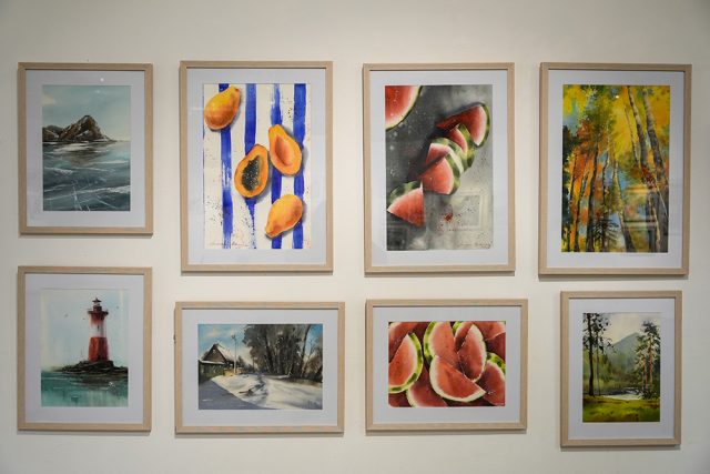 Karya lukisan di Indonesia Watercolor Summit 2025 - sumber foto IWCS