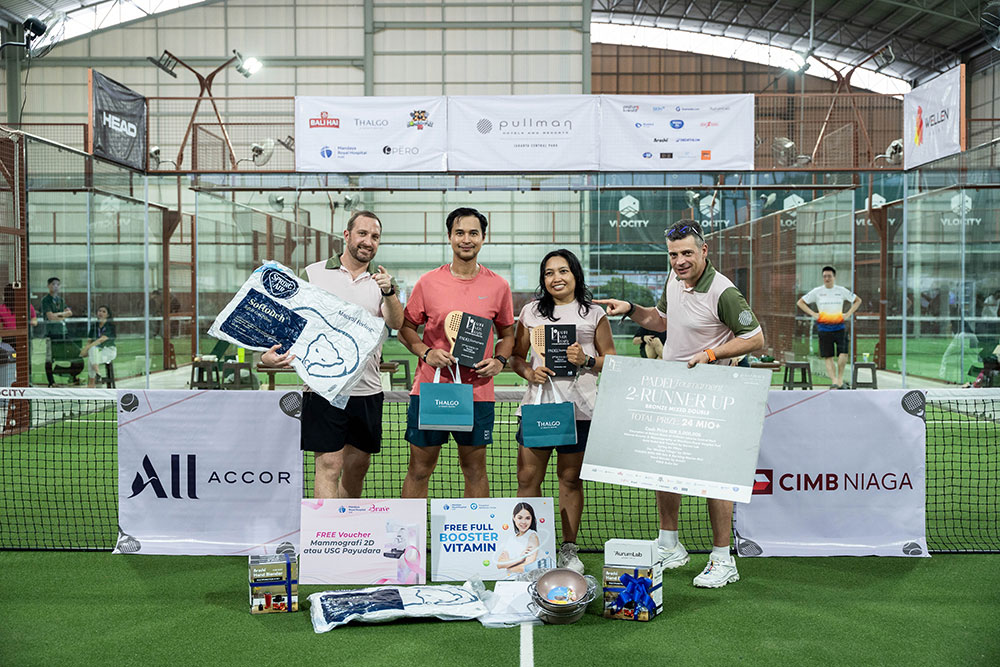 Turnamen Padel The Hub of Progress Pullman Jakarta Central Park - sumber foto Pullman