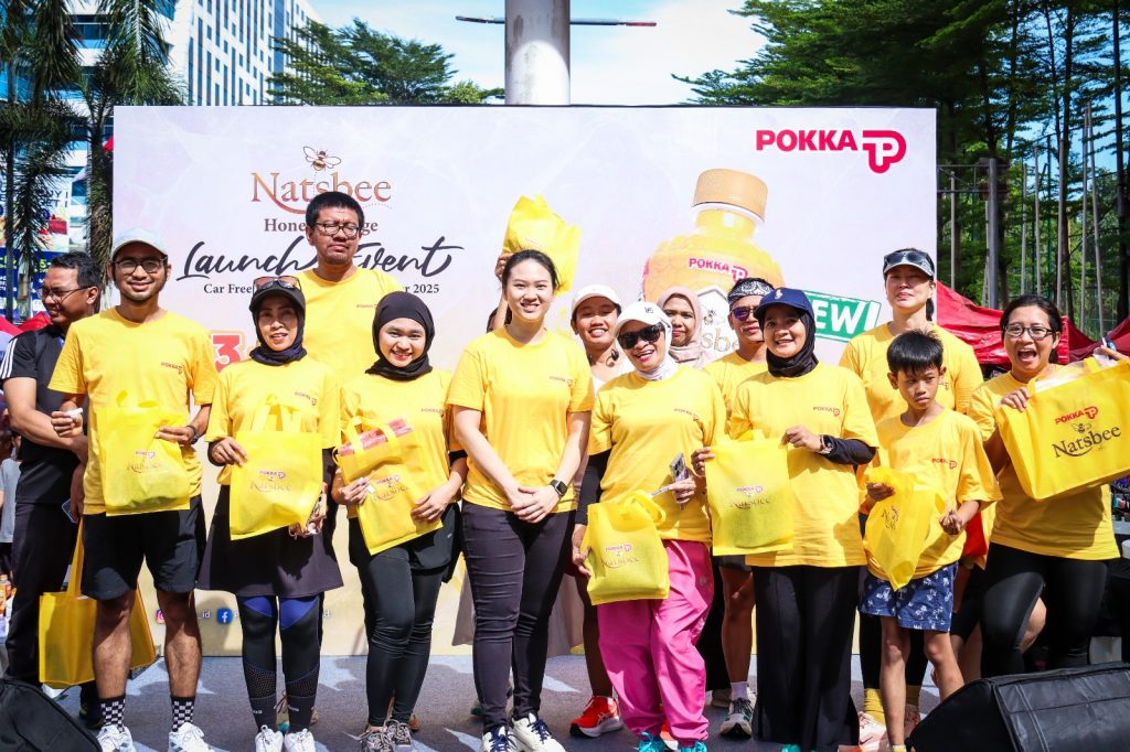 Natsbee Honey Orange dari POKKA Meriahkan Car Free Day Jakarta - sumber foto POKKA