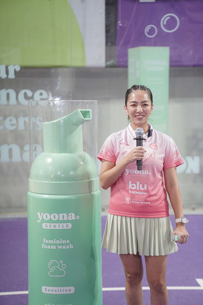 Launching Yoona Gentle Feminine Foam Wash - sumber foto Yoona