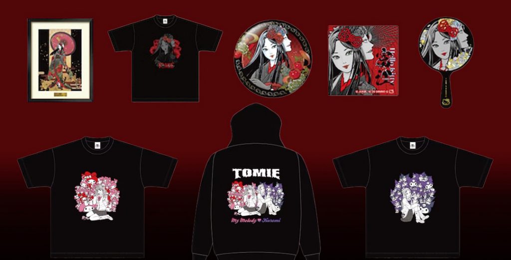Junji Ito X Sanrio Tomie - sumber foto Sanrio
