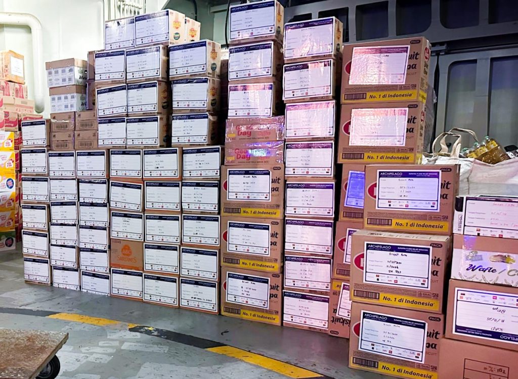 Bantuan banjir Sumatra dari Archipelago - sumber foto Archipelago