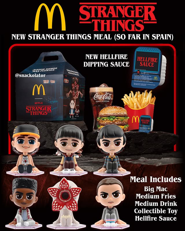 McDonald’s resmi menggandeng Stranger Things - sumber foto Mcd
