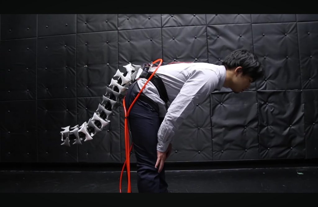 Arque Ekor Robotik Keio University - sumber foto Youtube Yame Saraiji