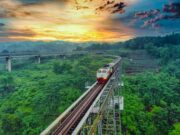 Jelajahi Pesona Tersembunyi Pulau Jawa dengan Kereta Api: Alternatif Liburan Menawan Ilustrasi pemandangan kerata api Jawa - sumber Kemenparekraf