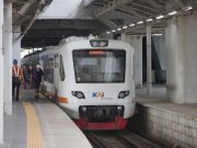 Terdapat Genangan Air di Sekitar Stasiun Bandara Soetta, Perjalanan Commuter Line Basoetta Mengalami Kendala. Terdapat Genangan Air di Sekitar Stasiun Bandara Soetta, Perjalanan Commuter Line Basoetta Terjadi Kendala.