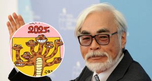 Hayao Miyazaki Sambut Tahun Ular 2025 dengan Ilustrasi Unik Yamata no Orochi