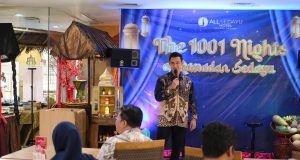 1001 Nights of Ramadan Sedayu, Sensasi Berbuka Puasa dengan Hidangan dari Penjuru Dunia! press conference 1001 Nights of Ramadan Sedayu dibukan oleh Anis Fachmi General Manager All Sedayu Hotel Kelapa Gading