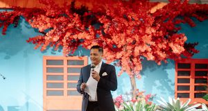 press conferences THE SEVEN CULINARY WONDERS OF RAMADAN di Quba Ramadan Pop-Up Resto oleh Ferri Irawan General Manager of The Tribrata Hotel & Convention Center in Jakarta