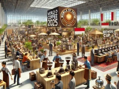 Jakarta Jadi Tuan Rumah World of Coffee 2025: Momen Bersejarah bagi Pecinta Kopi Ilustrasi World of Coffee (WOC) 2025 - sumber foto Istimewa CHATGPT