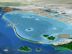 Giant Sea Wall: Benteng Raksasa Penyelamat Pesisir dan Masa Depan Transportasi Jabodetabek Giant Sea Wall tanggul laut raksasa di pesisir pantai Jakarta - sumber foto Istimewa