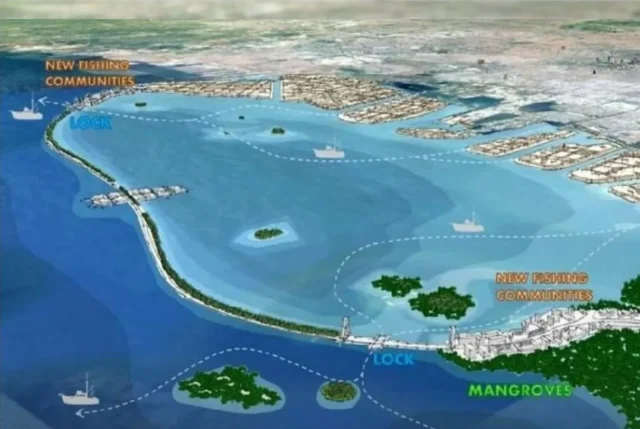 Giant Sea Wall tanggul laut raksasa di pesisir pantai Jakarta - sumber foto Istimewa