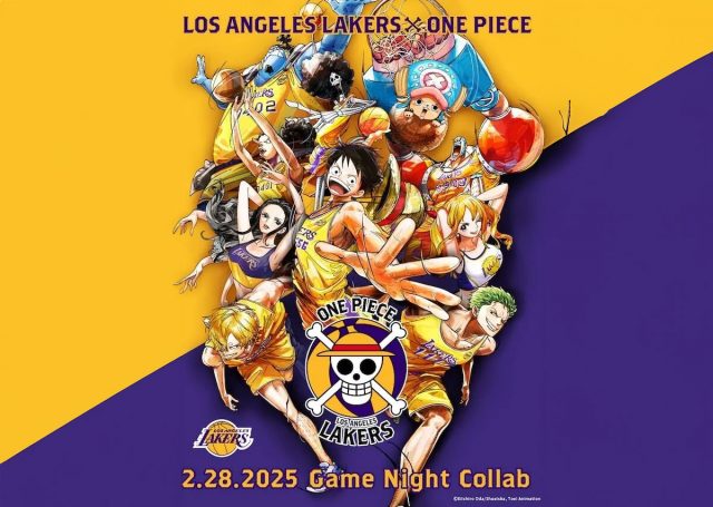 One Piece x Lakers - sumber Istimewa