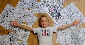 Joe Whale Seniman Doodle - sumber foto Instagram thejoewhale