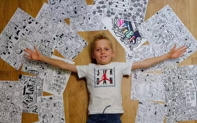 Joe Whale Seniman Doodle - sumber foto Instagram thejoewhale