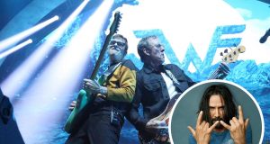 Mockumentary Gokil! Keanu Reeves vs. Weezer dalam Film Musikal Absurd ala Scott Pilgrim Keanu Reeves vs. Weezer di dalam film terbaru mereka - sumber foto Istimewa