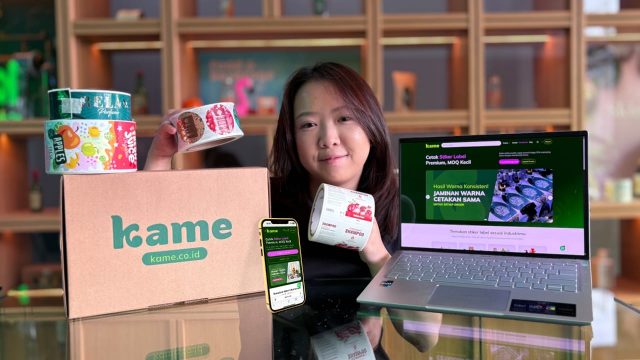 KAME Hadirkan Cetak Stiker Label Online di Indonesia