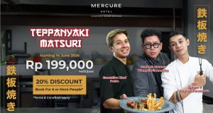 Teppanyaki Matsuri: Festival All-You-Can-Eat Seru Bareng Wangsit Firmantika dan Rayhan Paramarta di Mercure Serpong Alam Sutera