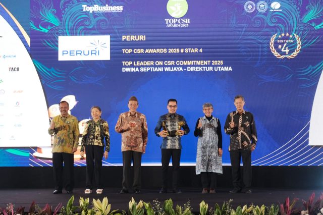 PERURI Raih Dua Penghargaan Bergengsi di Ajang TOP CSR Awards 2025