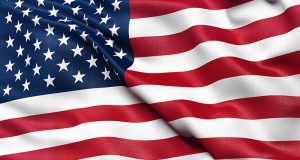 ilustrasi Bendera Amerika Serikat layanan premium visa Amerika Serikat 2025 - sumber foto Istock