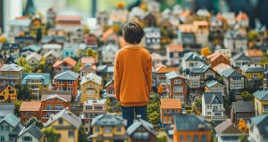 ilustrasi rumah subsidi Tipe 18 m² - sumber foto Freepik AI