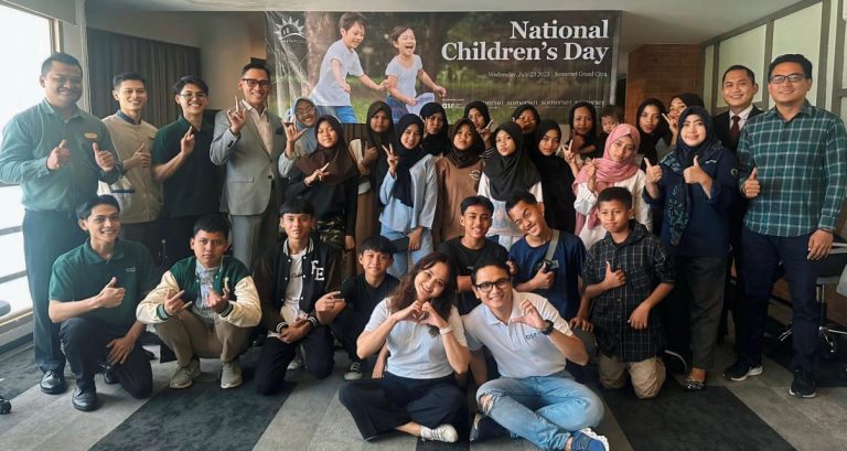 Rayakan Hari Anak Nasional, Somerset dan Yayasan Swara Peduli Hadirkan Pengalaman Seru Dunia Perhotelan