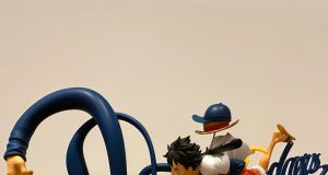 Shohei Ohtani Ungkap Figur One Piece Bertema Dodgers—Kolaborasi Impian Pecinta Baseball dan Anime? Shohei Ohtani post One Piece Dodgers figure - sumber foto Instagram @darkpops